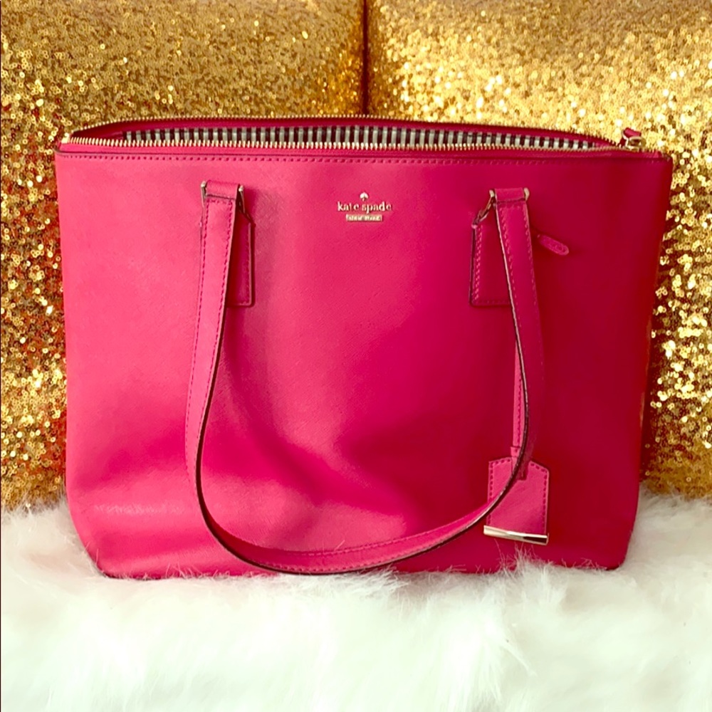 Magenta Kate Spade tote